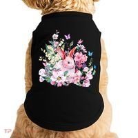 Easter Bunny Spring Flower Doggie Tank thumb 0