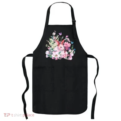 Easter Bunny Spring Flower Apron