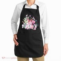 Easter Bunny Spring Flower Apron thumb 2