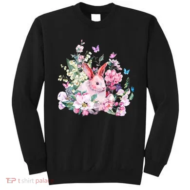 Easter Bunny Spring Flower Sweatshirt
