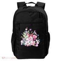 Easter Bunny Spring Flower Backpack thumb 0