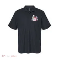 Easter Bunny Spring Flower Polo thumb 0