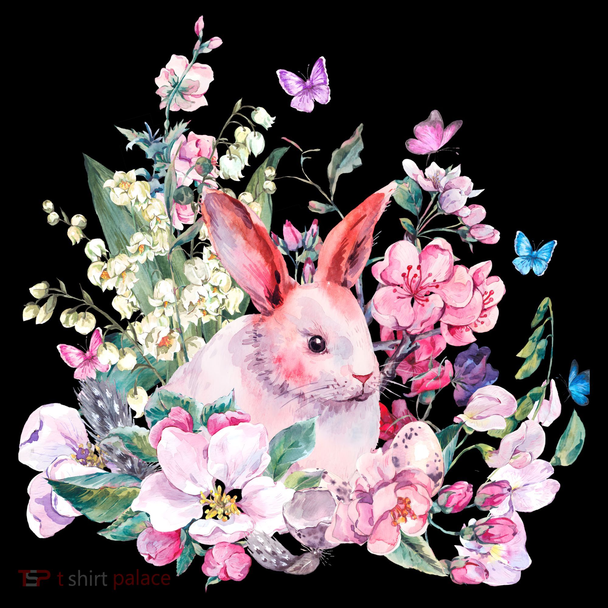 Easter Bunny Spring Flower Women's Tank Top