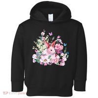 Easter Bunny Spring Flower Toddler Hoodie thumb 0