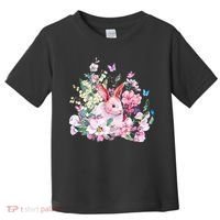 Easter Bunny Spring Flower Toddler T-Shirt thumb 0