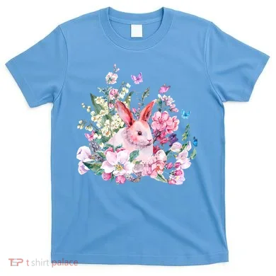 Easter Bunny Spring Flower T-Shirt