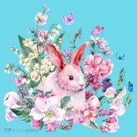 Easter Bunny Spring Flower T-Shirt thumb 6