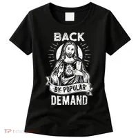Easter Basket Stuffers Jesus Back By Popular Demand Women's T-Shirt thumb 0