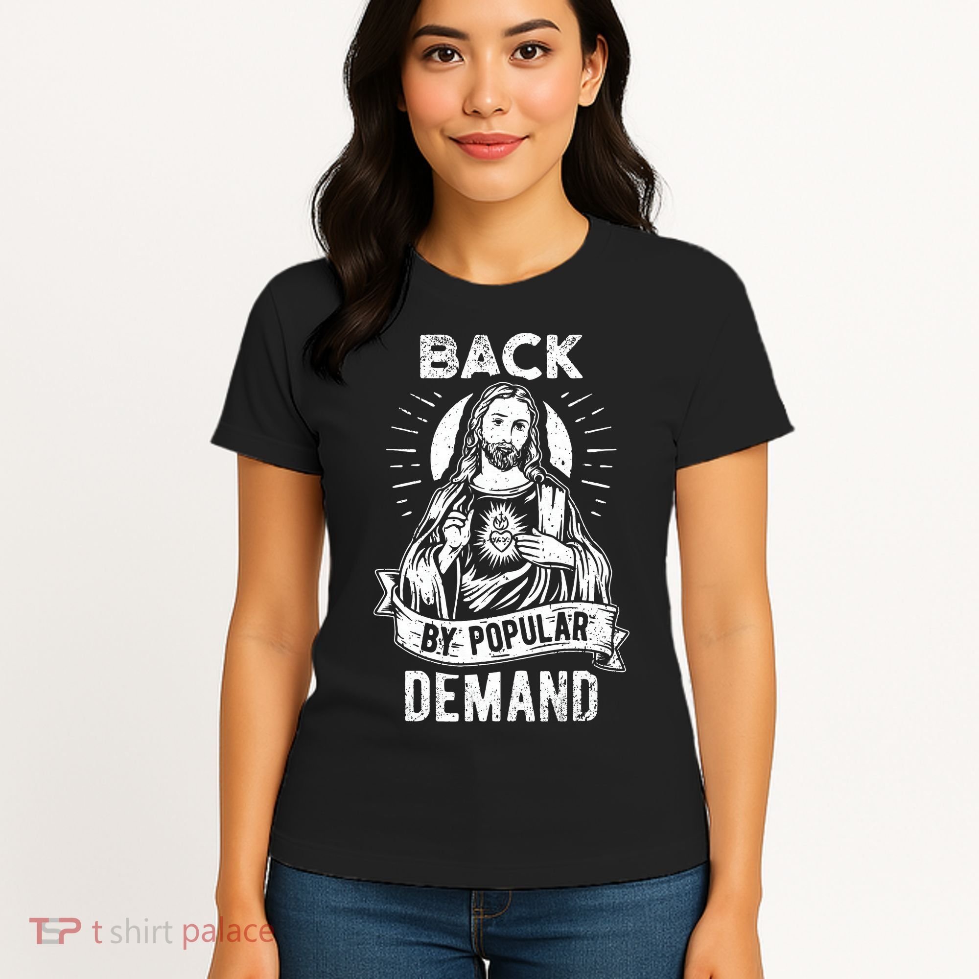 Easter Basket Stuffers Jesus Back By Popular Demand Women's T-Shirt