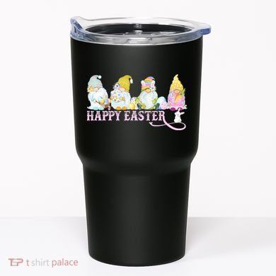 Easter Bunny Spring Gnome Easter Egg Hunting And Basket Tumbler