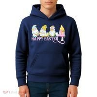Easter Bunny Spring Gnome Easter Egg Hunting And Basket Kids Hoodie thumb 4