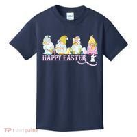 Easter Bunny Spring Gnome Easter Egg Hunting And Basket Kids T-Shirt thumb 0