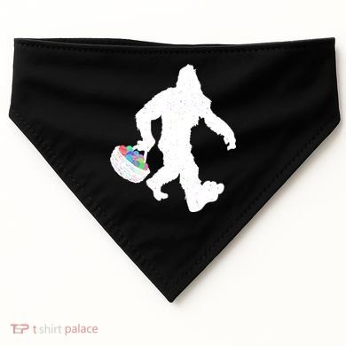 Easter Bigfoot Sasquatch Funny Easter Eggs Basket USA-Made Doggie Bandana