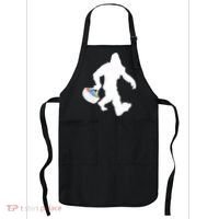Easter Bigfoot Sasquatch Funny Easter Eggs Basket Apron thumb 0