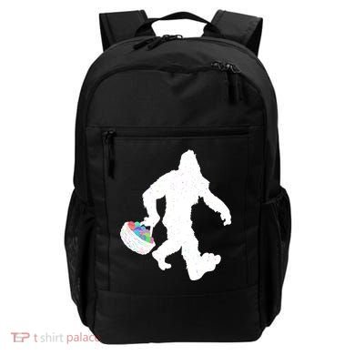 Easter Bigfoot Sasquatch Funny Easter Eggs Basket Backpack