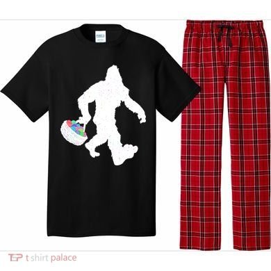 Easter Bigfoot Sasquatch Funny Easter Eggs Basket Pajama Set