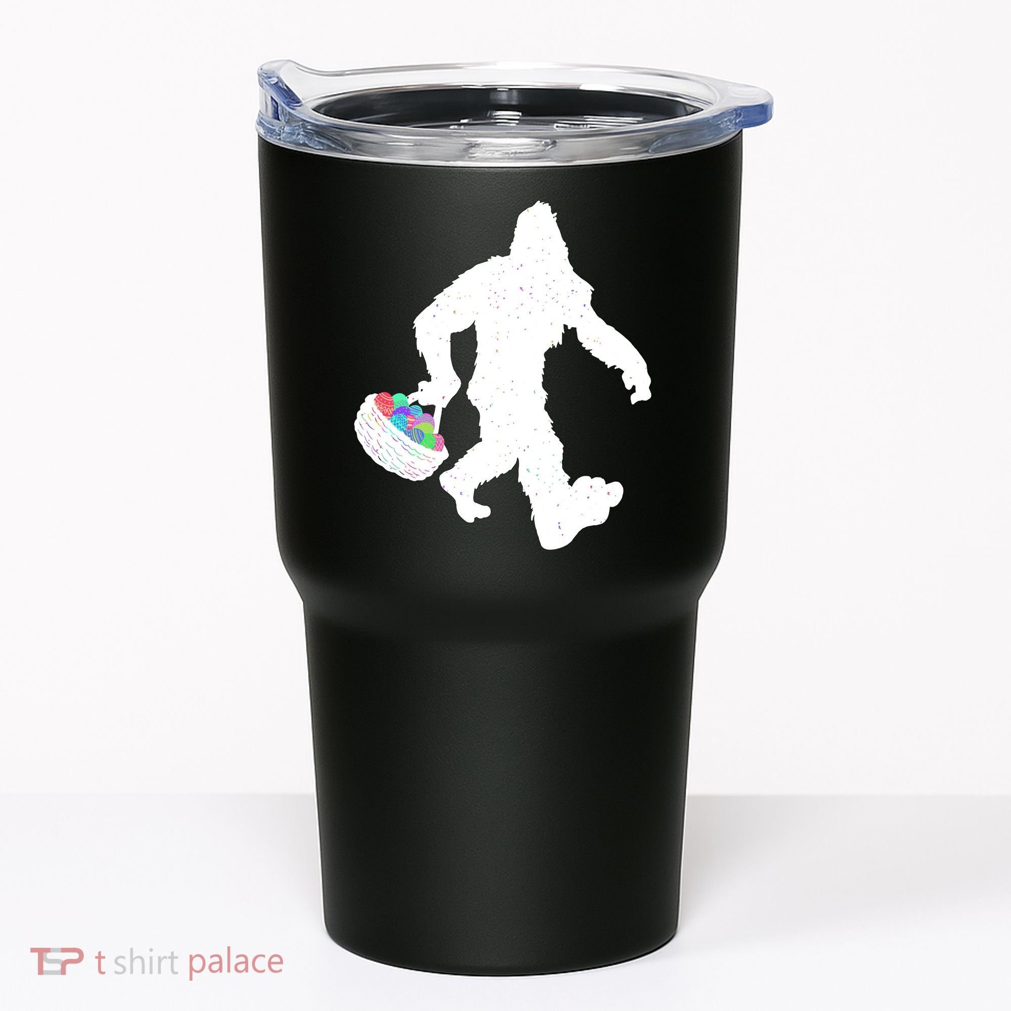 Easter Bigfoot Sasquatch Funny Easter Eggs Basket Tumbler