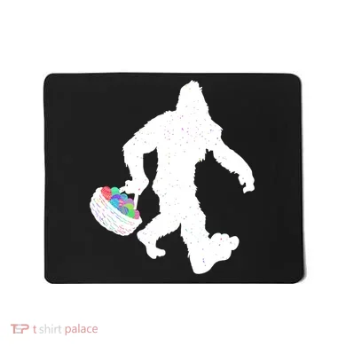 Easter Bigfoot Sasquatch Funny Easter Eggs Basket Mousepad