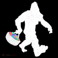 Easter Bigfoot Sasquatch Funny Easter Eggs Basket Ornament thumb 1