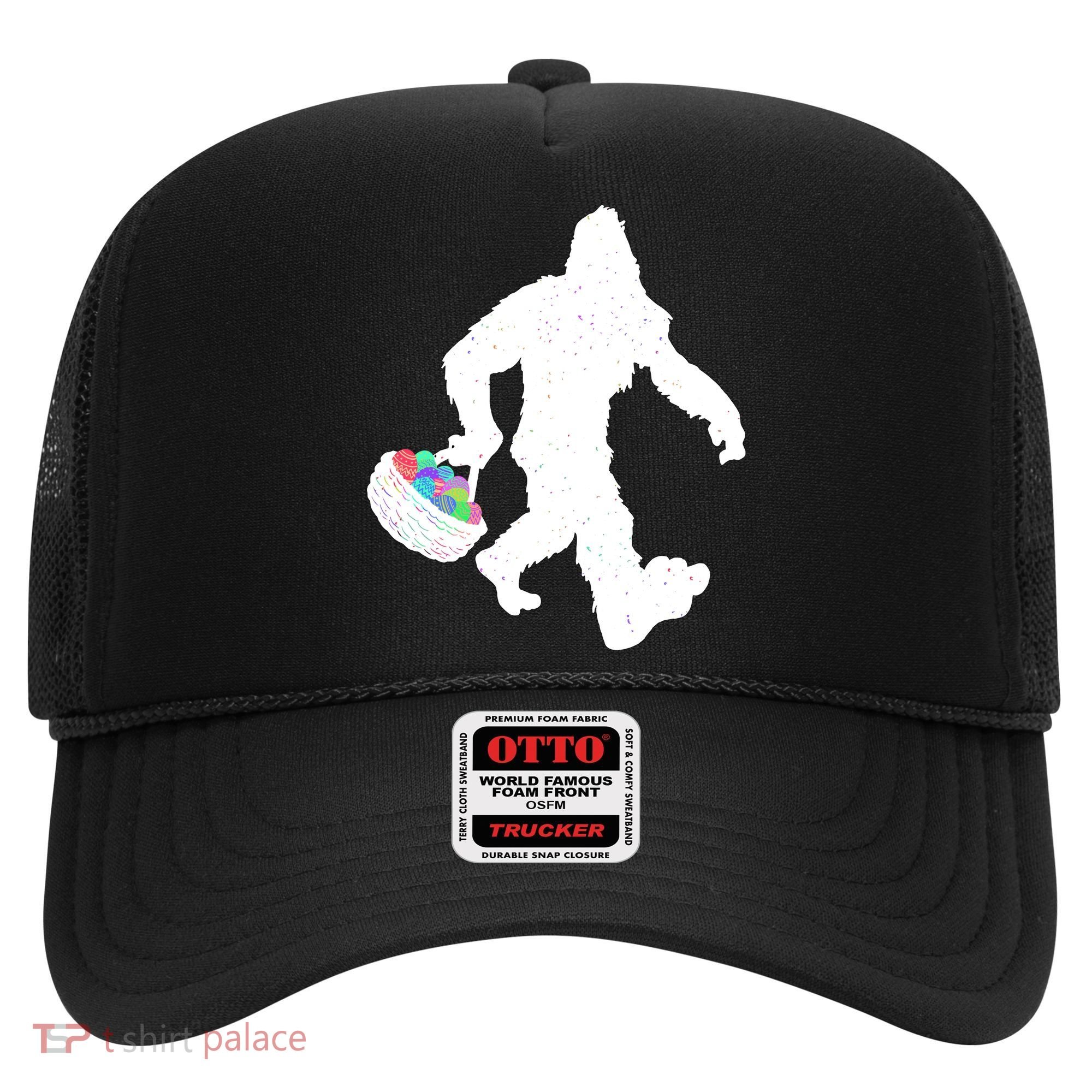 Easter Bigfoot Sasquatch Funny Easter Eggs Basket Hat