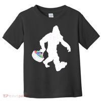 Easter Bigfoot Sasquatch Funny Easter Eggs Basket Toddler T-Shirt thumb 0