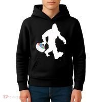 Easter Bigfoot Sasquatch Funny Easter Eggs Basket Kids Hoodie thumb 4