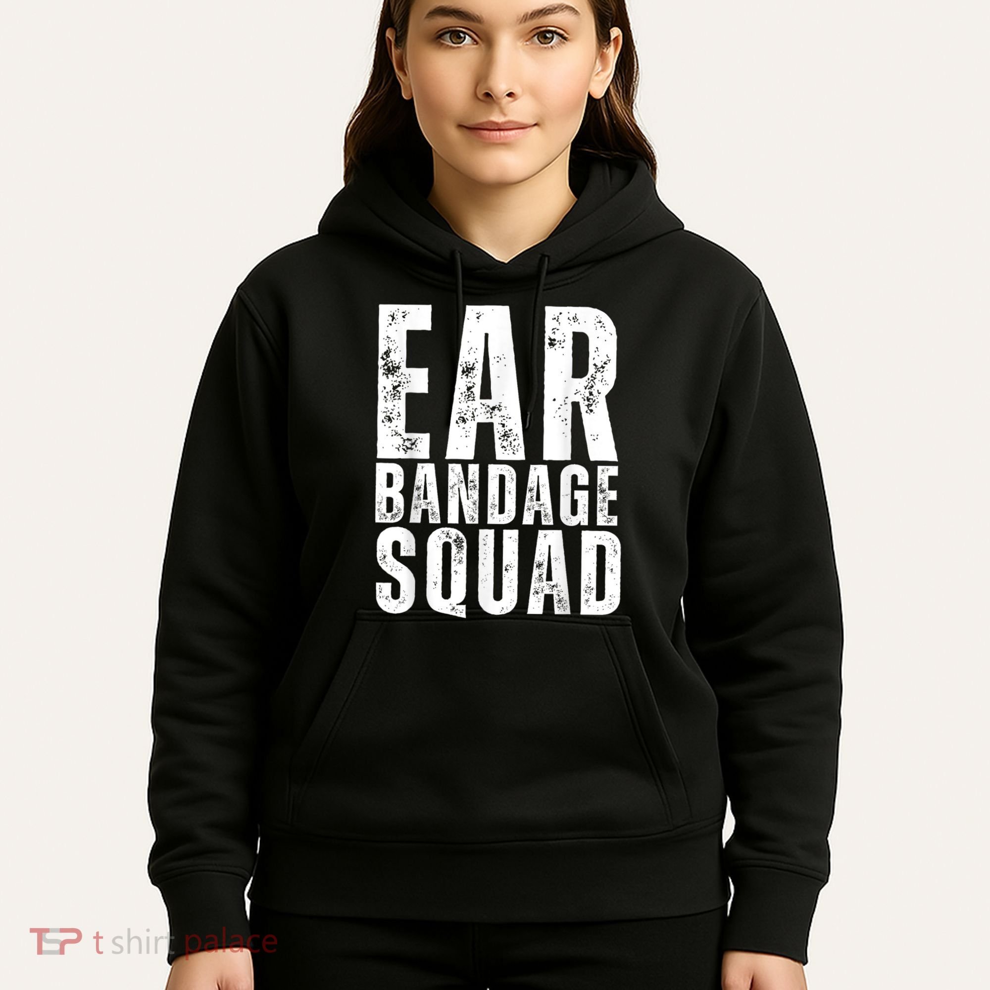 Ear Bandage Squad Patriotic Usa American Hoodie