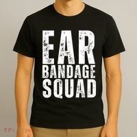 Ear Bandage Squad Patriotic Usa American T-Shirt thumb 3