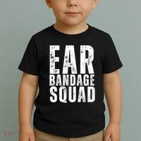 Ear Bandage Squad Patriotic Usa American Toddler T-Shirt thumb 2