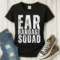 Ear Bandage Squad Patriotic Usa American Women's T-Shirt thumb 3