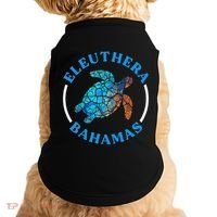 Eleuthera Bahamas Vacation Sea Turtle Souvenir Doggie Tank thumb 0