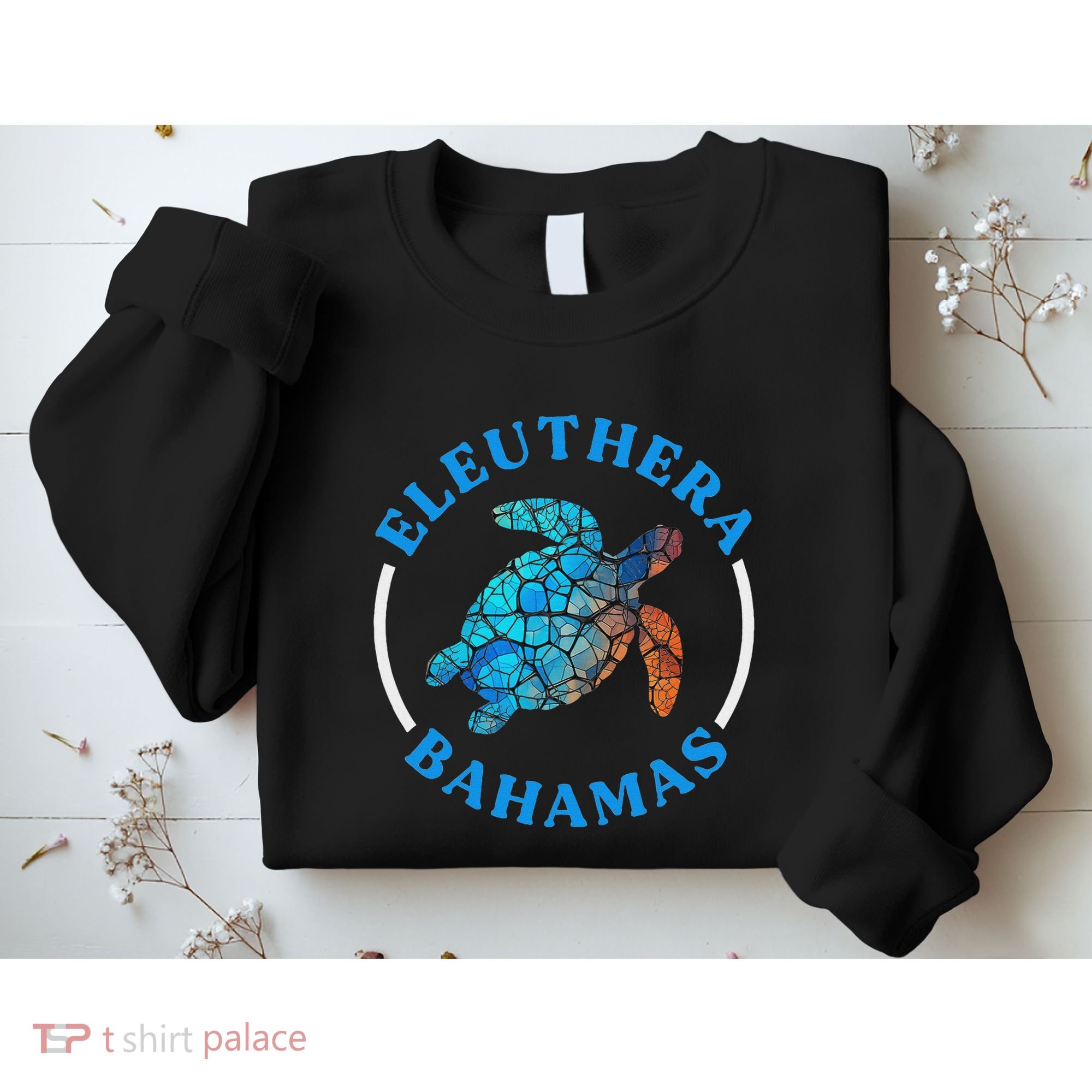 Eleuthera Bahamas Vacation Sea Turtle Souvenir Sweatshirt