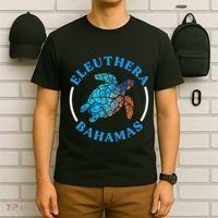Eleuthera Bahamas Vacation Sea Turtle Souvenir T-Shirt thumb 6