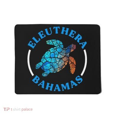 Eleuthera Bahamas Vacation Sea Turtle Souvenir Mousepad