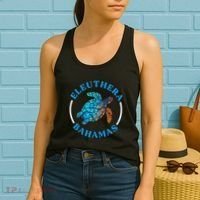 Eleuthera Bahamas Vacation Sea Turtle Souvenir Women's Tank Top thumb 2