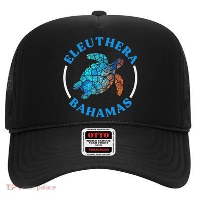 Eleuthera Bahamas Vacation Sea Turtle Souvenir Hat
