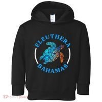 Eleuthera Bahamas Vacation Sea Turtle Souvenir Toddler Hoodie thumb 0
