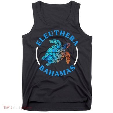 Eleuthera Bahamas Vacation Sea Turtle Souvenir Tank Top