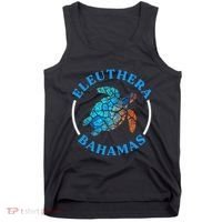 Eleuthera Bahamas Vacation Sea Turtle Souvenir Tank Top thumb 0