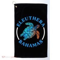 Eleuthera Bahamas Vacation Sea Turtle Souvenir Golf Towel thumb 0