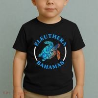 Eleuthera Bahamas Vacation Sea Turtle Souvenir Toddler T-Shirt thumb 2