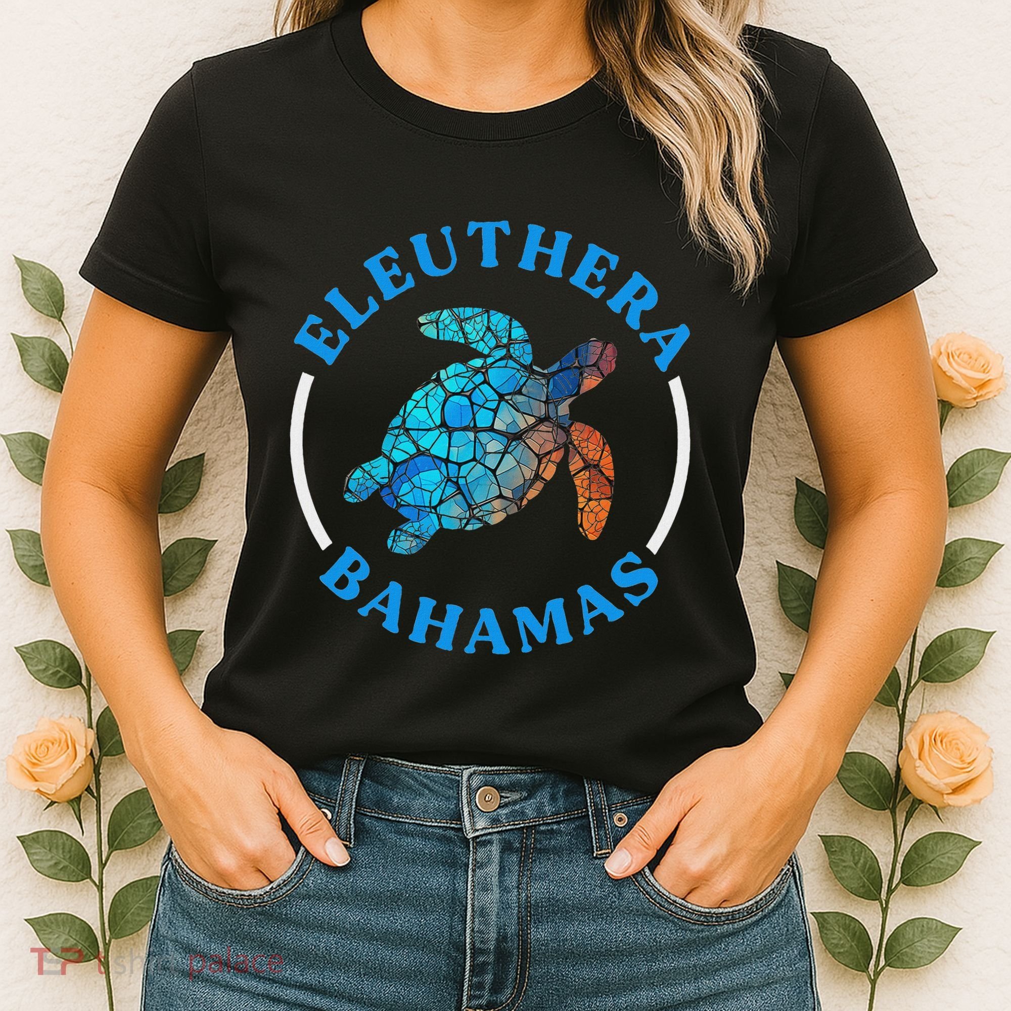 Eleuthera Bahamas Vacation Sea Turtle Souvenir Women's T-Shirt