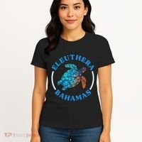 Eleuthera Bahamas Vacation Sea Turtle Souvenir Women's T-Shirt thumb 4