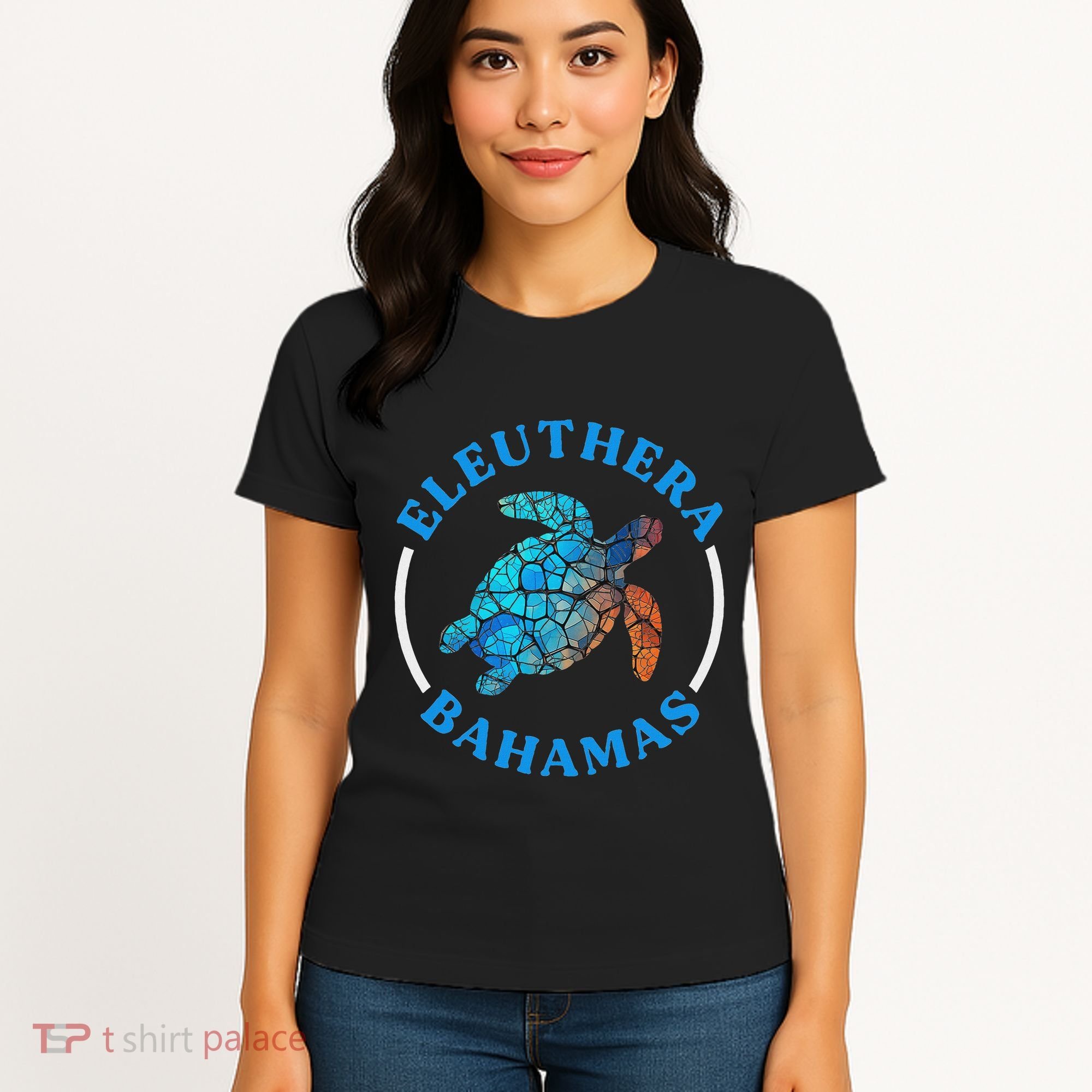 Eleuthera Bahamas Vacation Sea Turtle Souvenir Women's T-Shirt