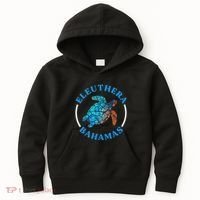 Eleuthera Bahamas Vacation Sea Turtle Souvenir Kids Hoodie thumb 0