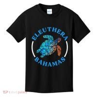 Eleuthera Bahamas Vacation Sea Turtle Souvenir Kids T-Shirt thumb 0