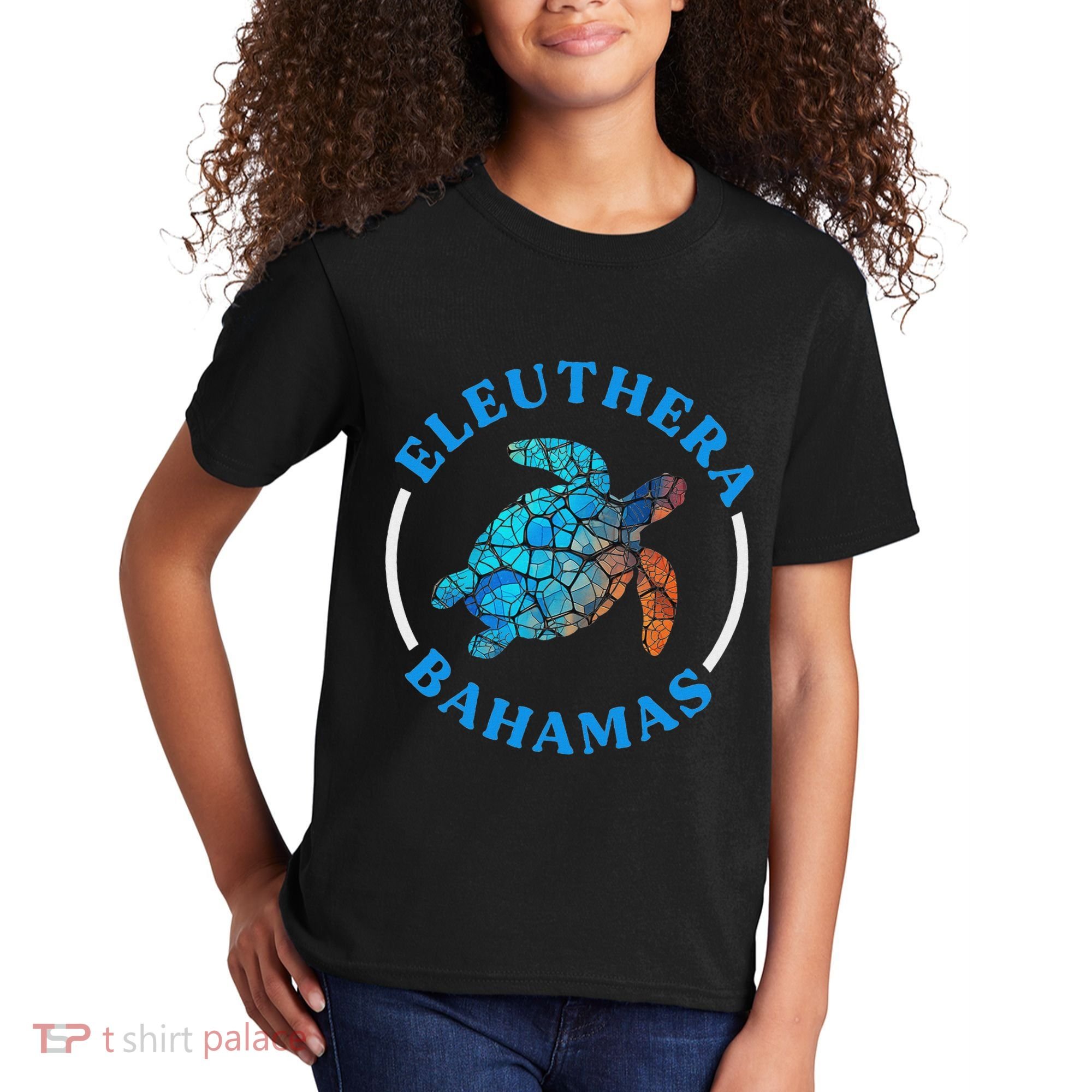 Eleuthera Bahamas Vacation Sea Turtle Souvenir Kids T-Shirt