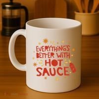 Everything's Better With Hot Sauce Coffee Mug thumb 4