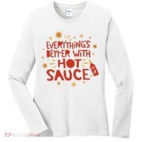 Everything's Better With Hot Sauce Women's Long Sleeve Shirt thumb 0