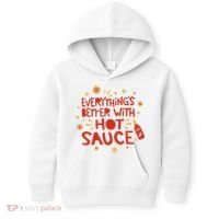 Everything's Better With Hot Sauce Kids Hoodie thumb 0